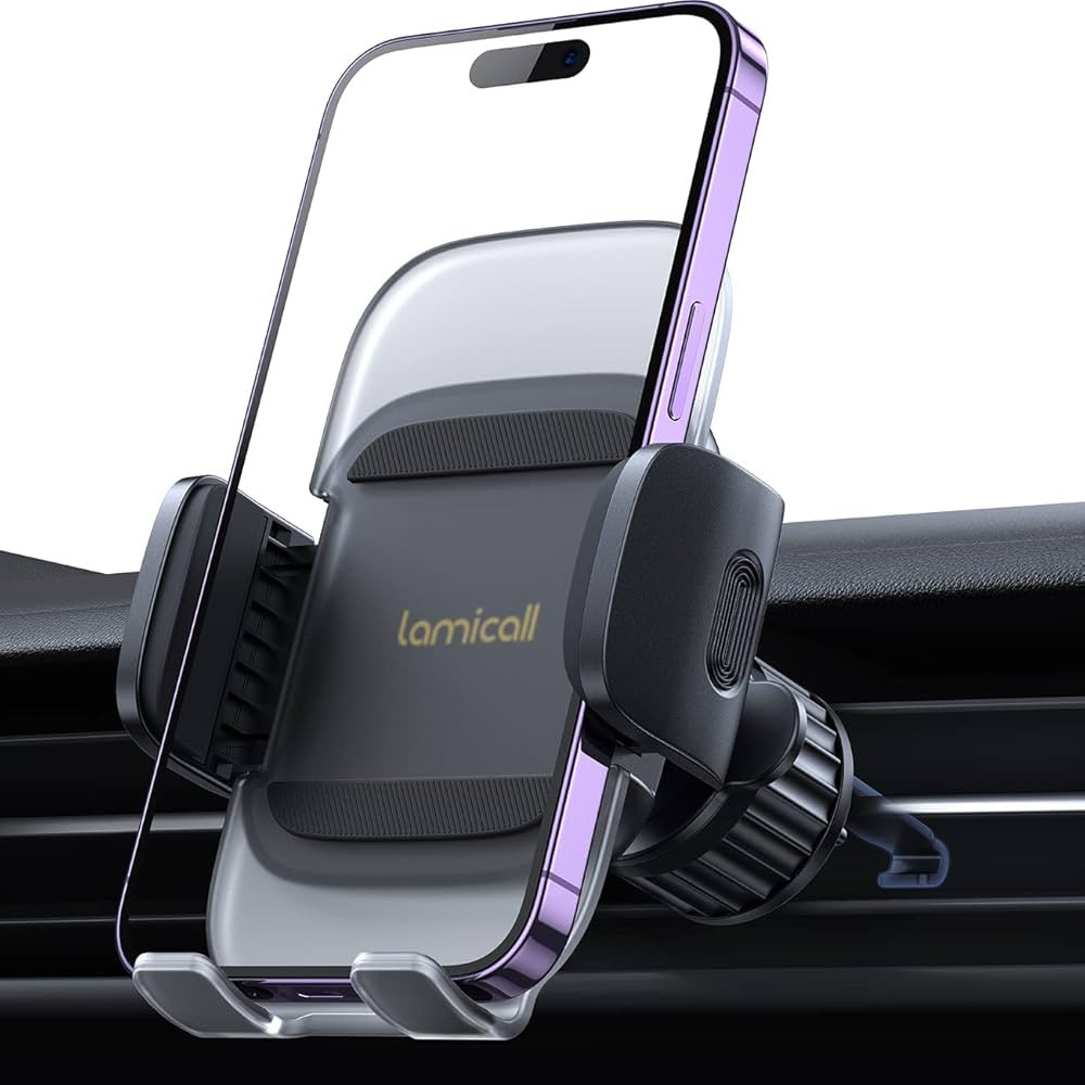 Lamicall Car Vent Phone Mount - [2023 Spring Clip] Air Vent Cell Phone Holder Cradle, Hands Free ... | Amazon (CA)