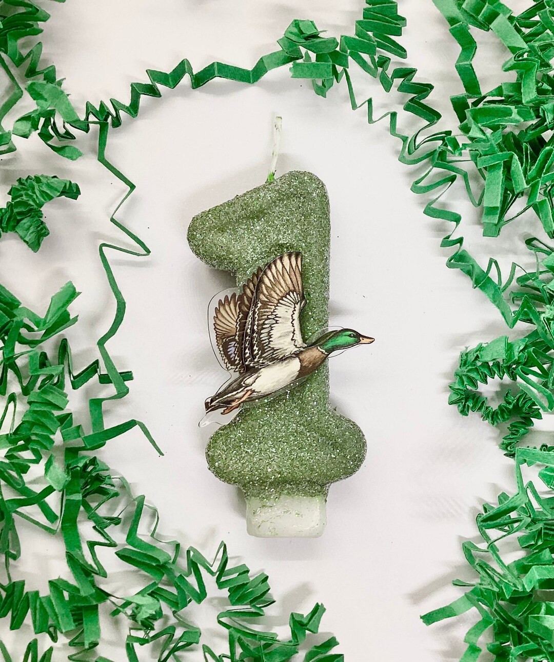 Mallard Duck Birthday Candle, Hunting Season Party Decor, Boys Hunter Theme, Birthday Candle, Spa... | Etsy (US)