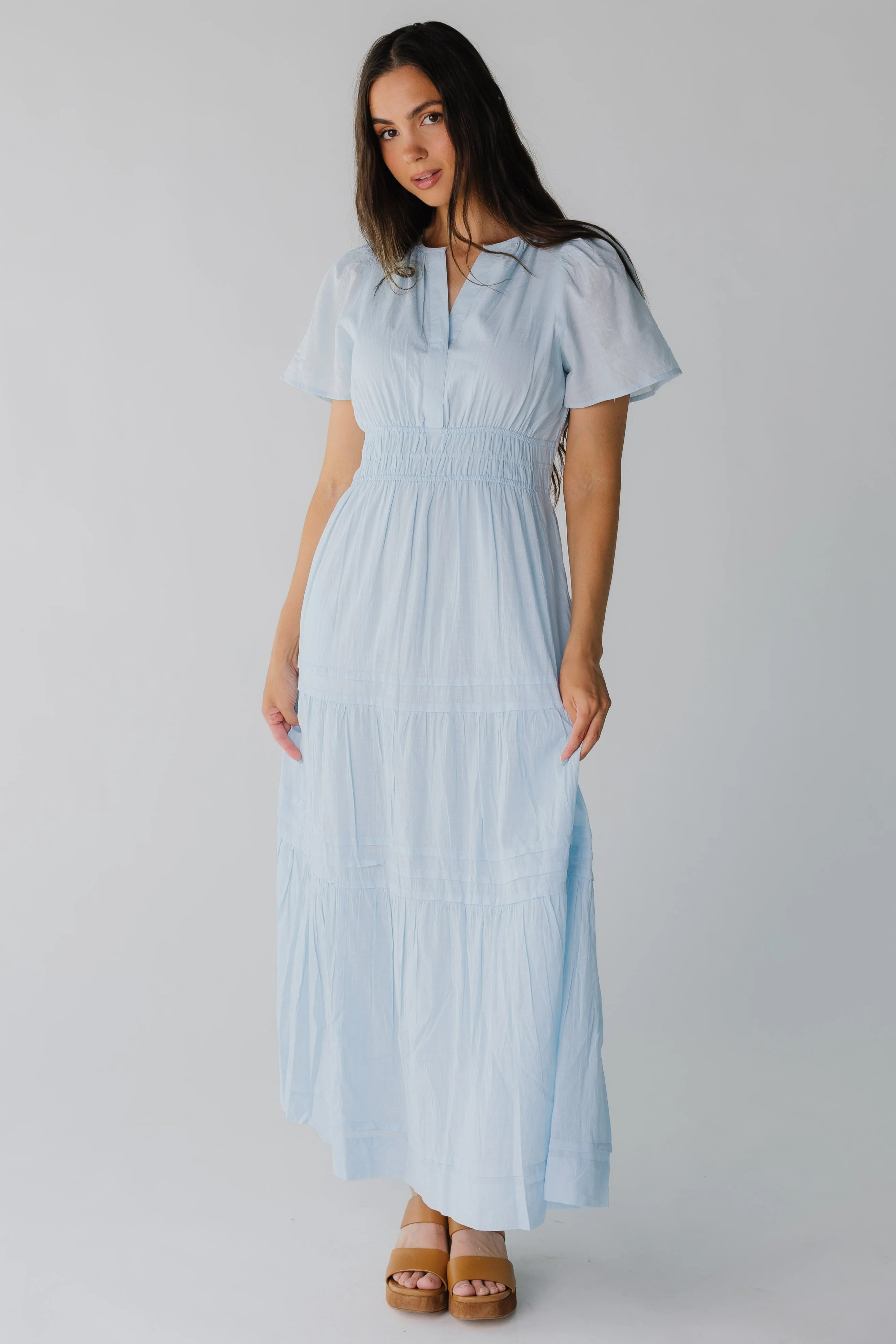 Citrus Shae Dress Light Blue | Called To Surf