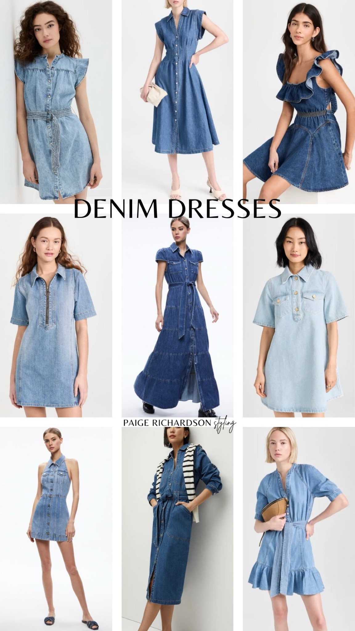 Denim dress edit 🫶🏼

#LTKSeasonal #LTKstyletip