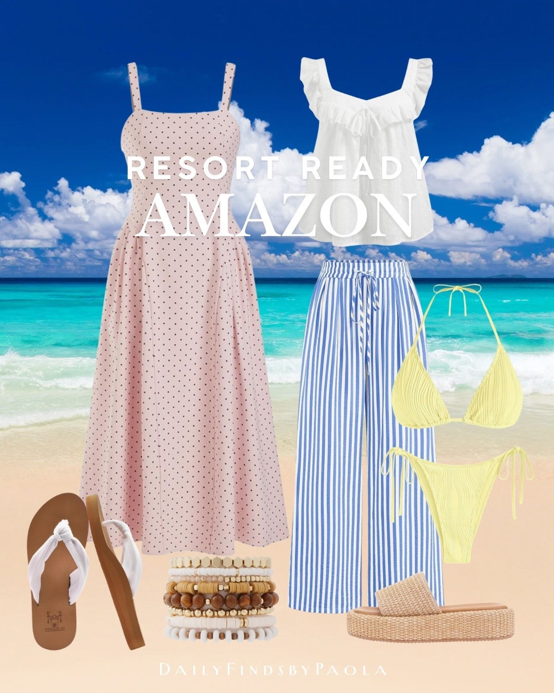 Vacation vibes all set! These Amazon picks have got you covered for your next trip. 🌴🌊 From chic dresses to comfy sandals, everything you need for a stylish vacation. 🛒 Shop my Amazon Resort Edit below.

#LTKU #LTKTravel #LTKootd