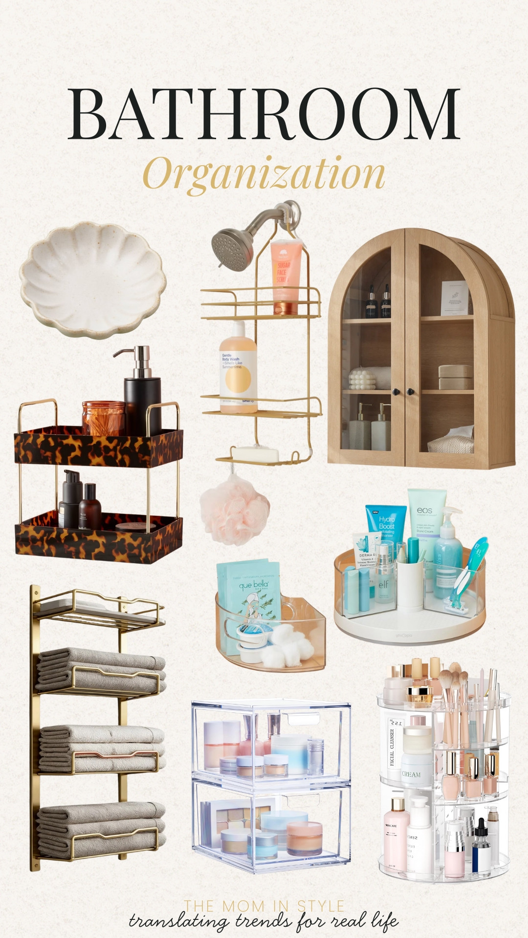 Bathroom organizer, organization, towel rack, countertop organizer, trinket dish, themominstyle

#LTKBeauty #LTKFindsUnder100 #LTKHome