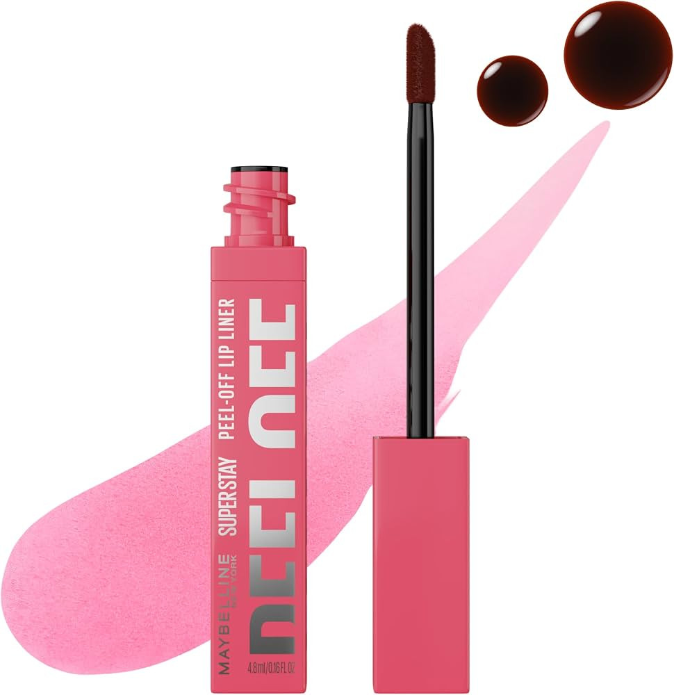 MAYBELLINE Super Stay Peel Off Lip Liner Lip Stain, Up to 24H Tattoo-Like Wear, Transfer-Proof Ma... | Amazon (US)