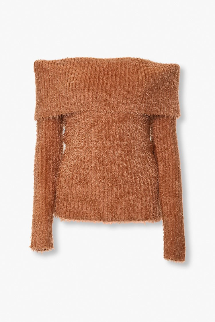 Foldover Off-the-Shoulder Sweater | Forever 21 (US)