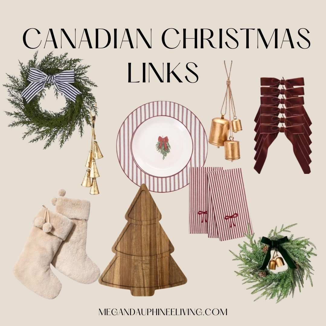 Canadian links for Christmas decor from Walmart and Canadian Tire! 

Neutral Christmas decor, red Christmas decor, Ralph Lauren Christmas 

#LTKhome #LTKcanada