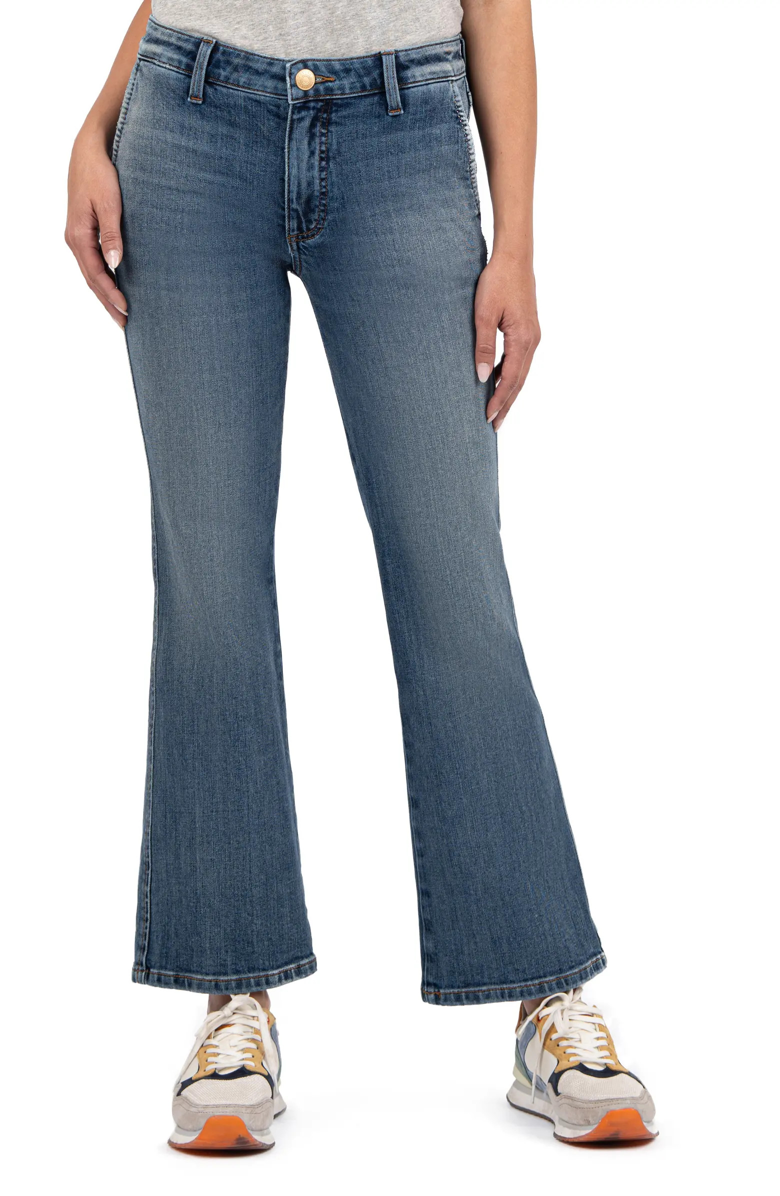 Kelsey Mid Rise Kick Flare Jeans | Nordstrom