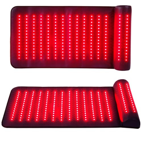 Infrared Red Light Therapy, Red Light Therapy Mat with Neck Support, 660nm&850nm NIR Deep Wavelen... | Amazon (US)