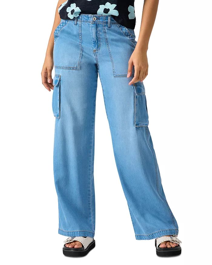 Reissue Wide Leg Cargo Jeans in Sun Drench | Bloomingdale's (US)