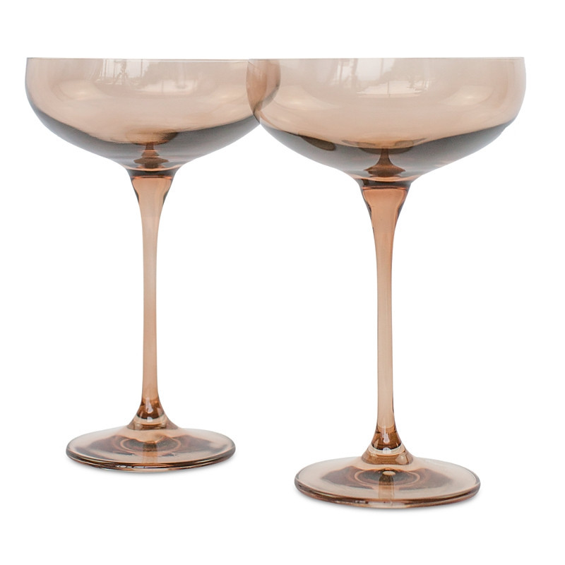 Estelle Colored Glass Champagne Coupes, Set of 2 | Bloomingdale's (US)
