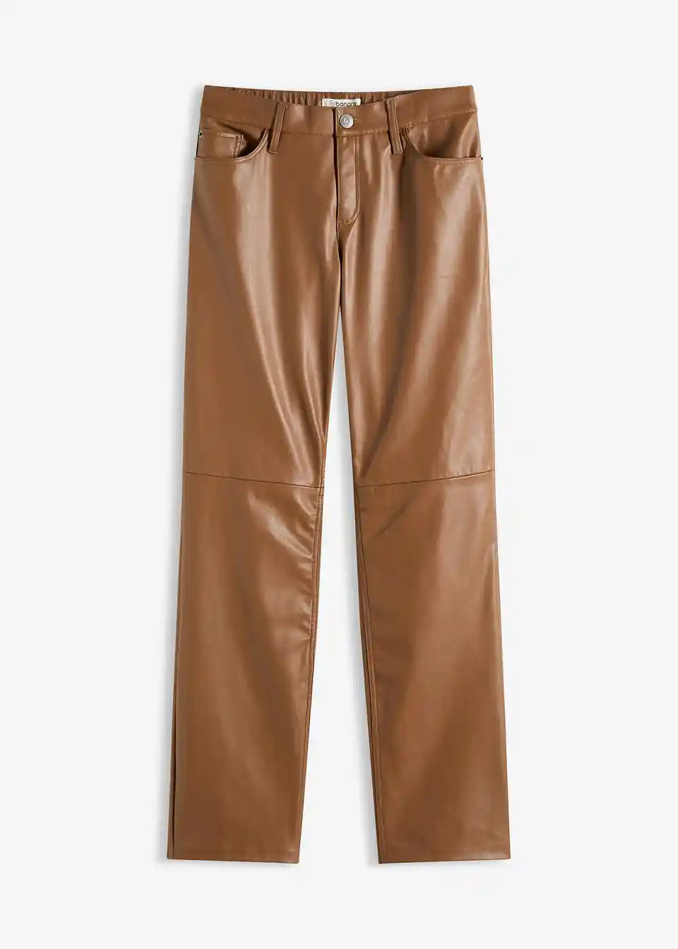 Lederimitat-Hose mit Bequembund | Bonprix DE