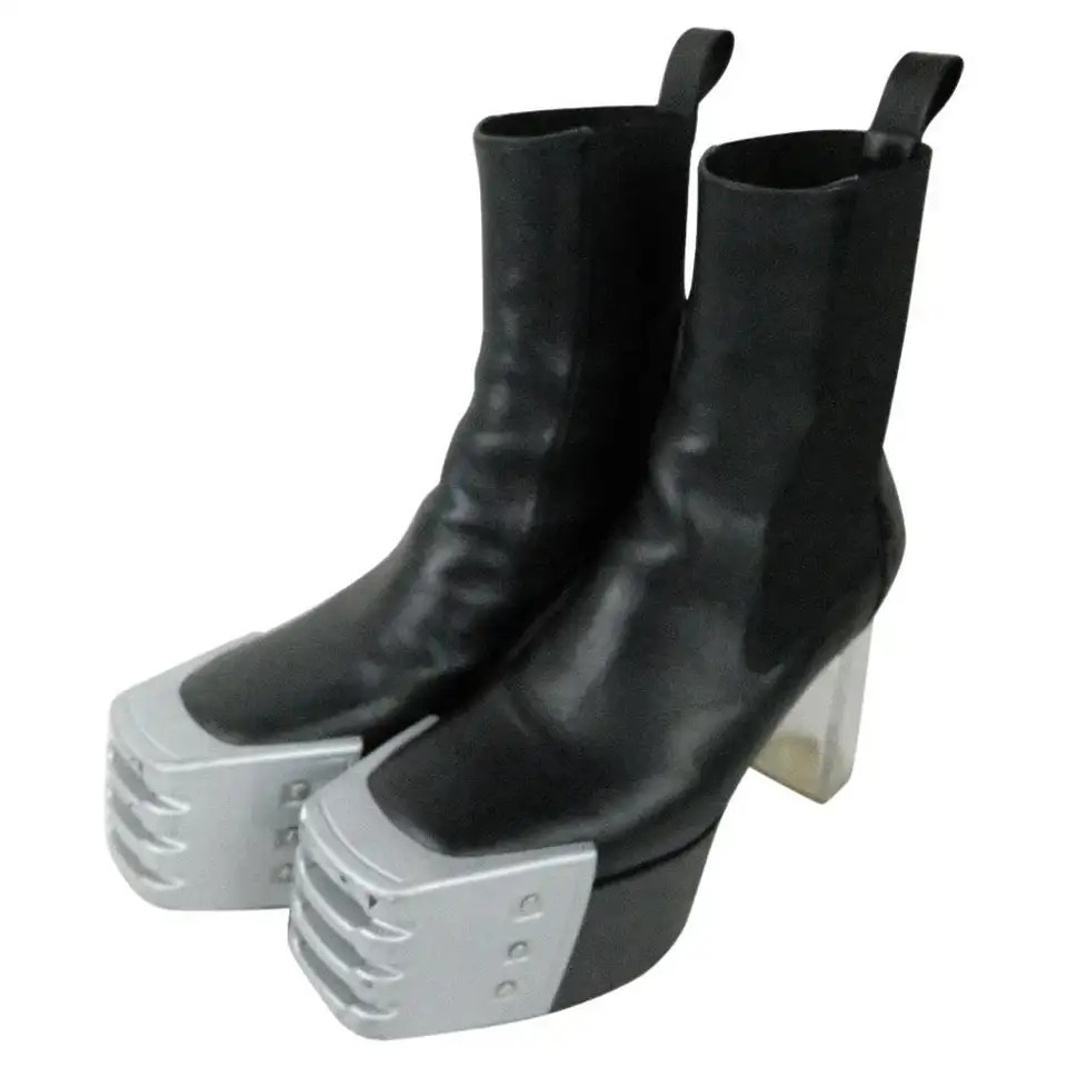 Rick Owens FW20 Performa Kiss Grill Boots | 1stDibs