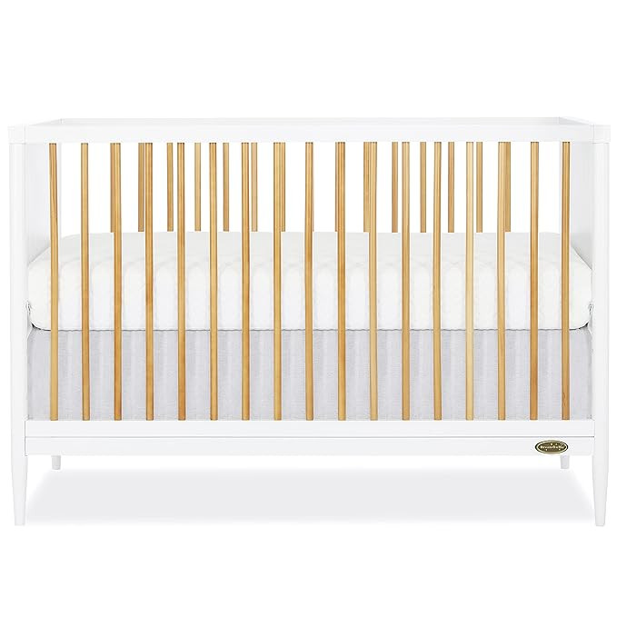 Clover 4-in-1 Modern Island Crib with Rounded Spindles I Convertible Crib I Mid- Century Meets Mo... | Amazon (US)