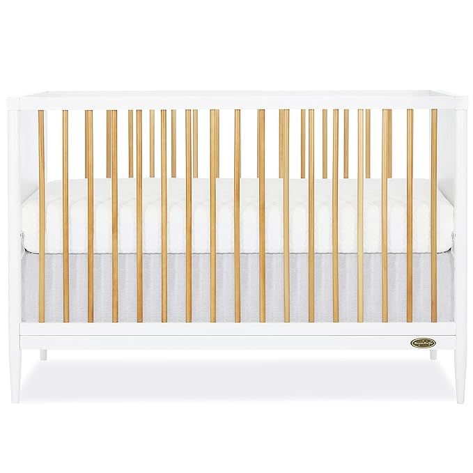 Clover 4-in-1 Modern Island Crib with Rounded Spindles I Convertible Crib I Mid- Century Meets Mo... | Amazon (US)