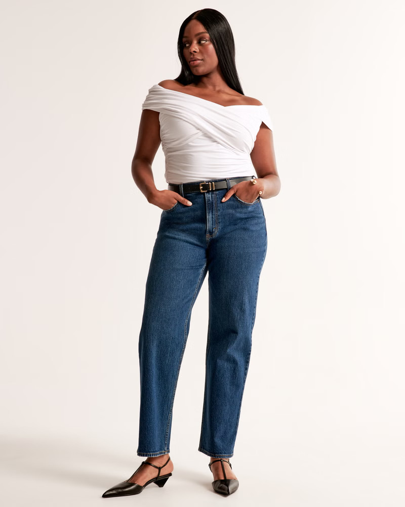 High Rise Vintage Straight Jean | Abercrombie & Fitch (US)