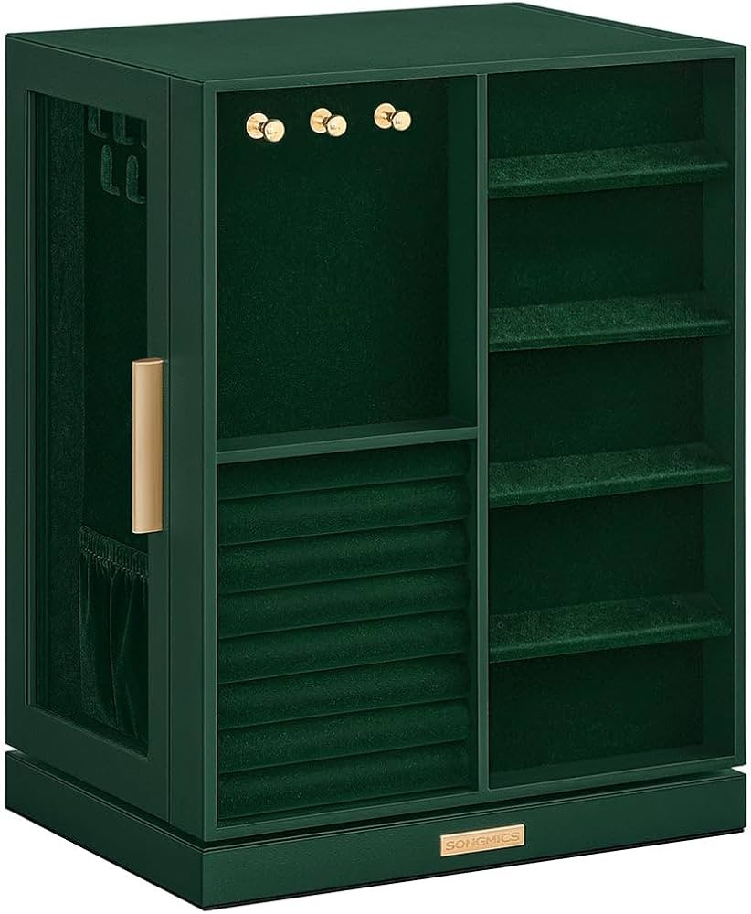SONGMICS GISELLA Collection - Jewellery Box Organiser 360\u00b0 Rotating, Vertical Jewellery Disp... | Amazon (UK)