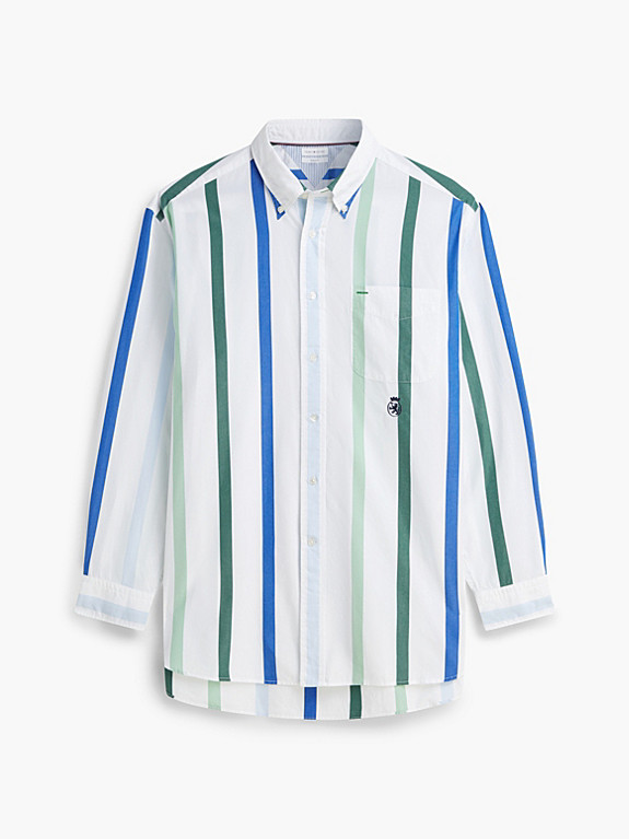Oversized Fit Hemd aus Popeline mit Wappen | Tommy Hilfiger (DE)