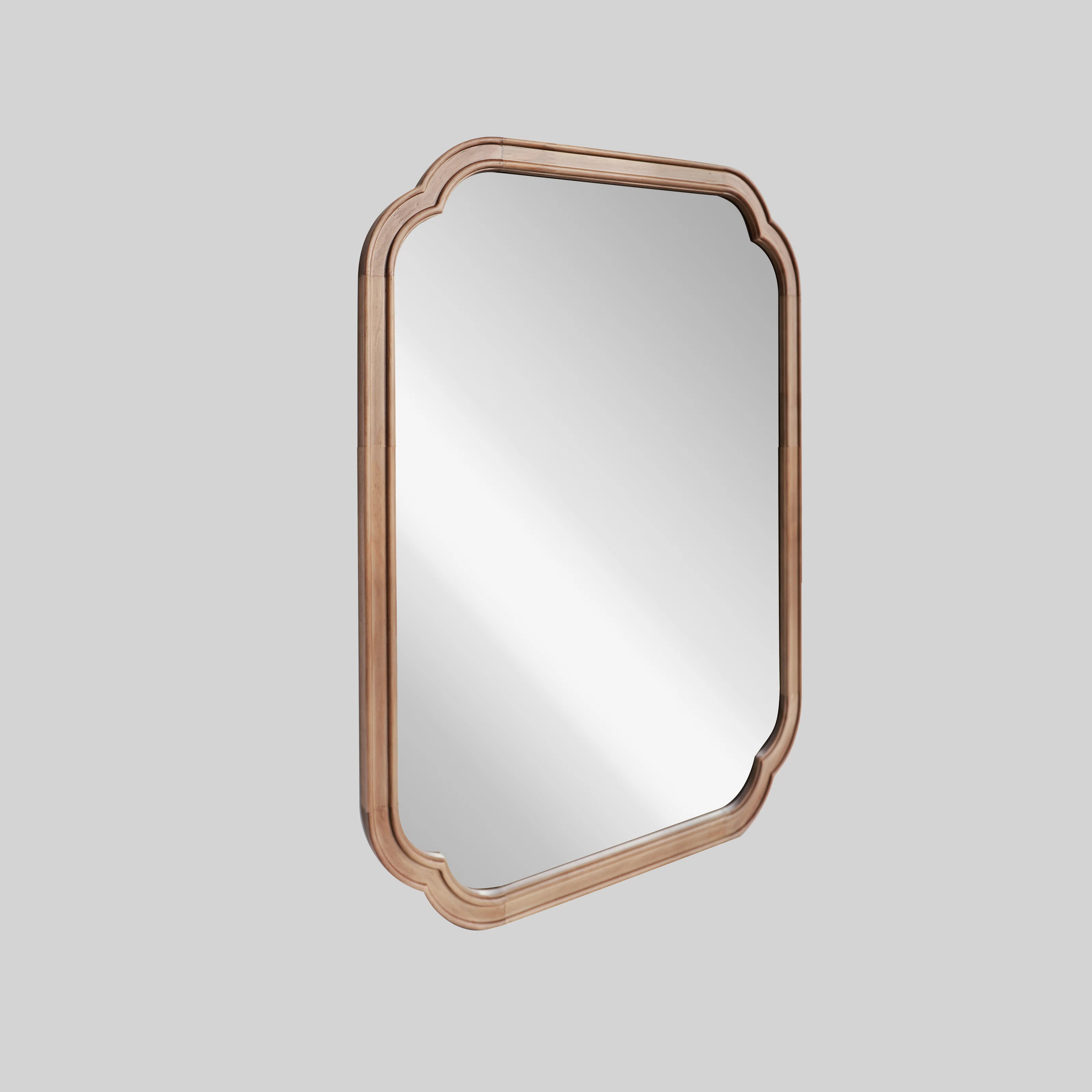 Ali Rectangle Wood Wall Mirror | Wayfair North America