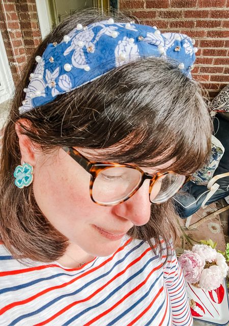 I can’t live without a knotted headband or floral earrings! This headband and earrings are the perfect pair, cute and comfortable. I highly recommend both. 

#LTKFind #LTKunder50