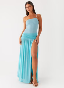 Aurelia Maxi Dress - Aqua | Peppermayo (Global)