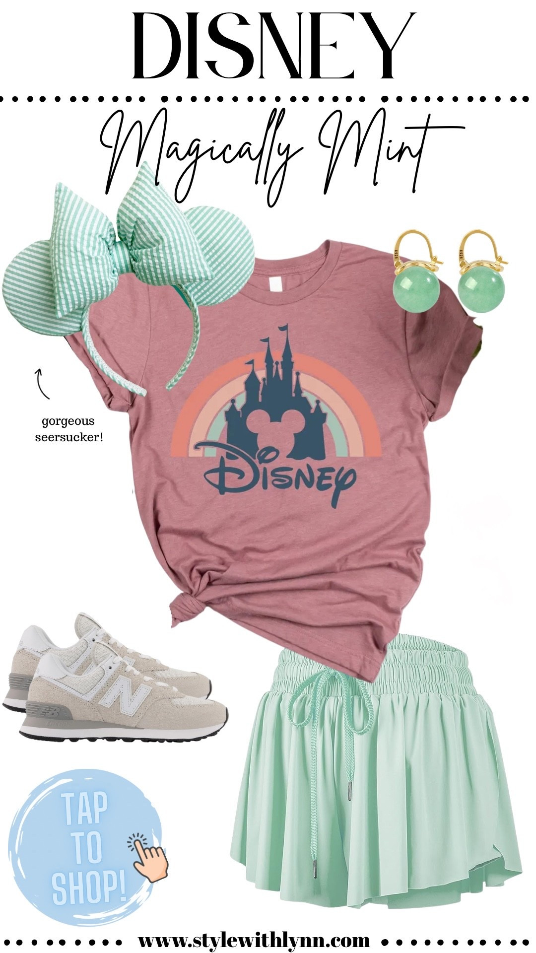 Disney World Park Outfit You’ll Love
Comfort meets magic in this must-have look for your Disney trip! a dreamy castle and rainbow graphic tee, breezy skort, seersucker mouse ears, and supportive New Balance sneakers - perfect for every step from Main Street to the fireworks show.  

Tap to shop your complete Disney outfit now on LTK!
📍 Save this for your Disney packing list—linking everything for you!

#DisneyOutfit #DisneyWorldStyle #LTKtravel #DisneyLookbook #WhatToWearToDisney #ThemeParkOutfit #LTKunder100 #DisneyVacationStyle  