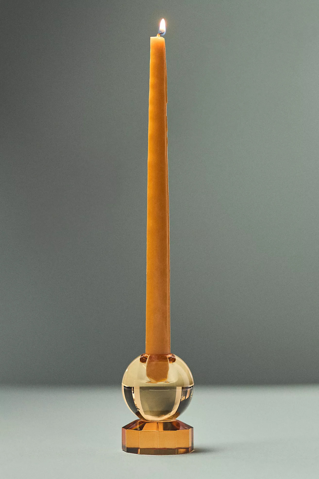 Modern Cut Glass Candle Holder | Anthropologie (US)