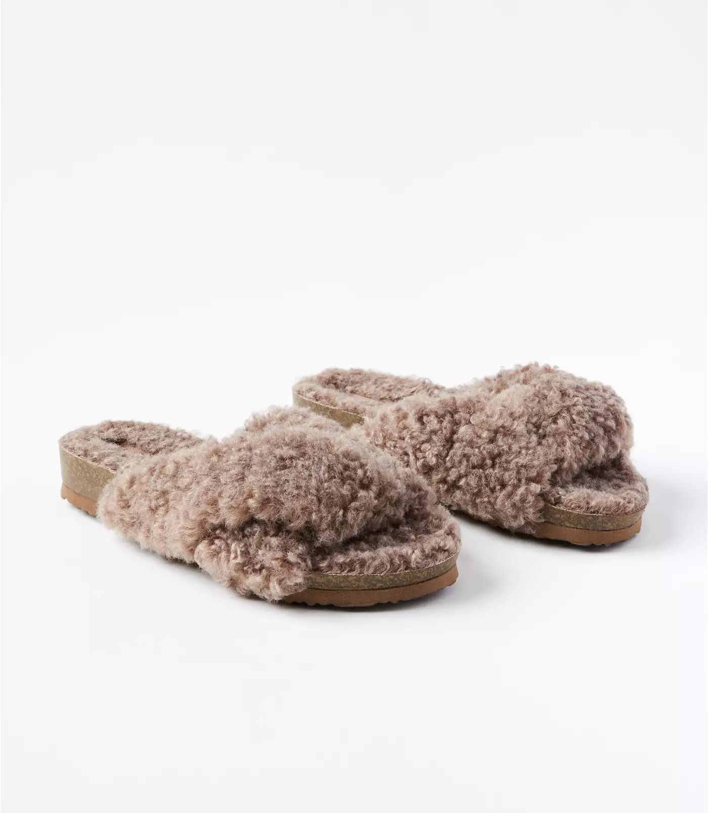 Knotted Sherpa Slippers | LOFT