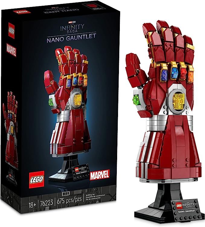 LEGO Marvel Nano Gauntlet 76223 Iron Man Building Set for Adults (680 Pieces) | Amazon (US)