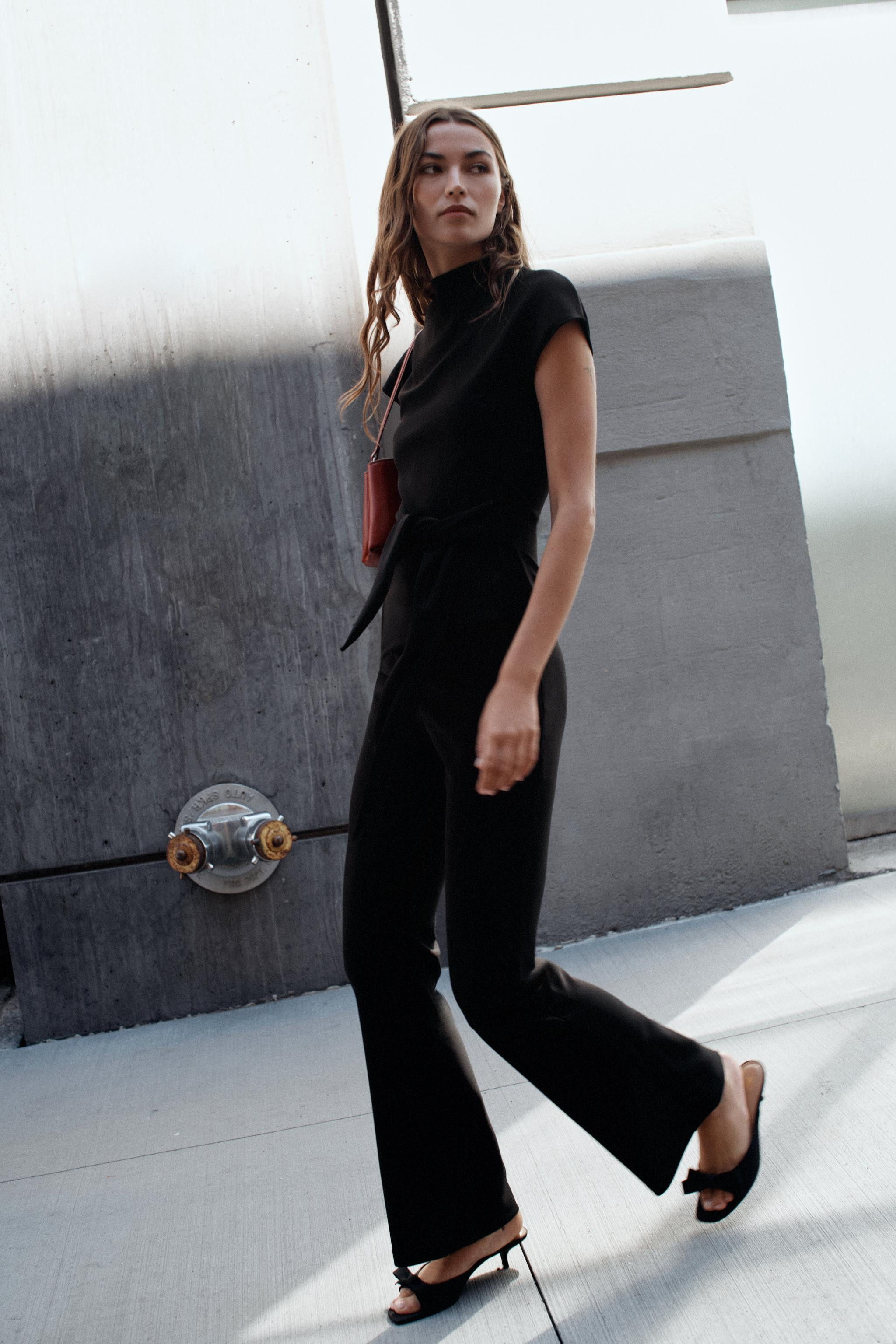 SASH FLARED TROUSERS | Zara UK