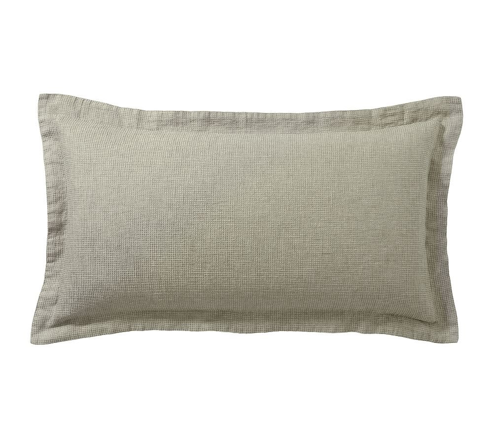 European Flax Linen Waffle Sham | Pottery Barn (US)