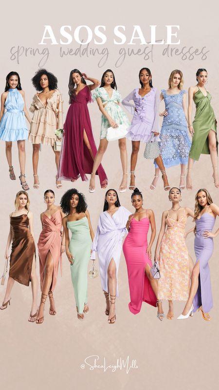 Get ready for all your spring weddings with these gorgeous dresses on sale at ASOS! 

#LTKwedding #LTKSeasonal #LTKsalealert