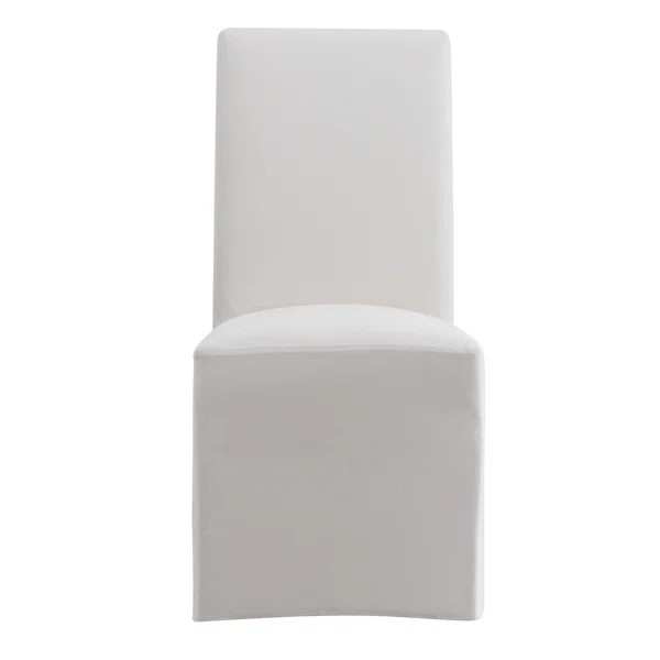 Abbate Upholstered Solid Back Dining Chair (Set of 2) | Wayfair North America