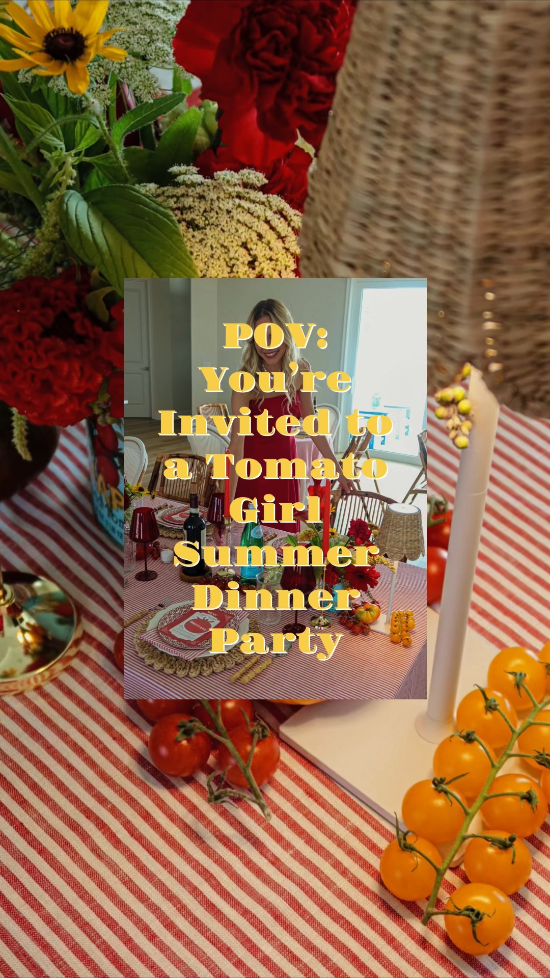 Dear diary - It’s tomato girl summer!! ❣️ The party prep is half the fun! 🍅 It’s crazy how much can be done before the big event - If you want my best tips for hosting without loosing your mind or your spark make sure to follow me  



#LTKSaleAlert #LTKOver40 #LTKHome