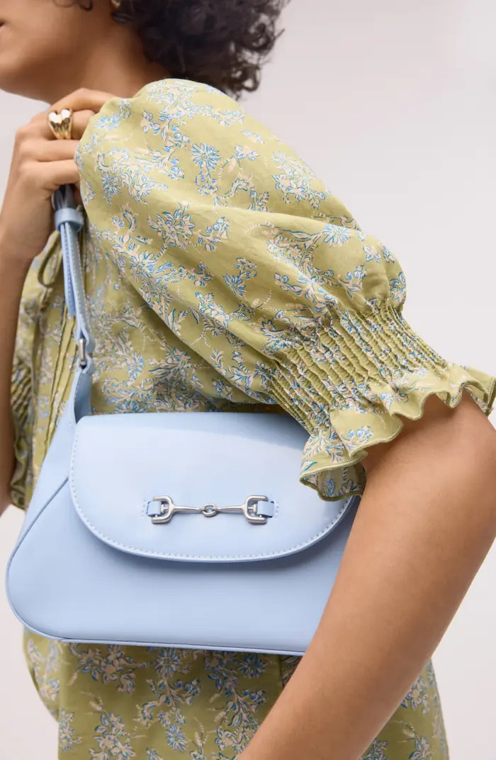 Loraine Flap Leather Shoulder Bag | Nordstrom