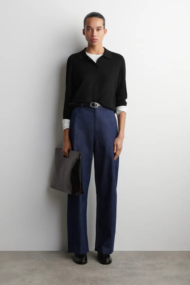 Wide-Leg Denim Pants (Women) | Nordstrom | Nordstrom