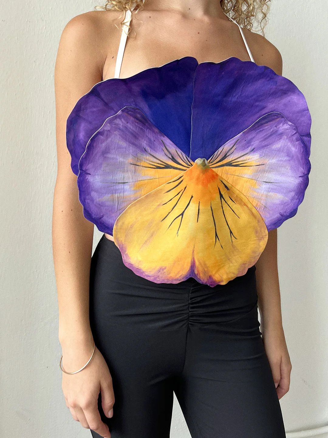 Flower Top - Purple Pansy | Lisa Says Gah