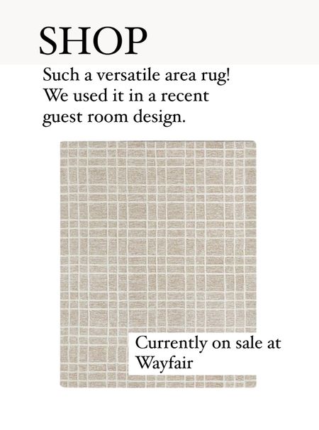 I love how versatile this beige area rug is! Could be used in so many spaces! 

Currently on sale! 📣

#neutralhomedecor #arearug #geometricrug 

#LTKStyleTip #LTKHome #LTKSaleAlert