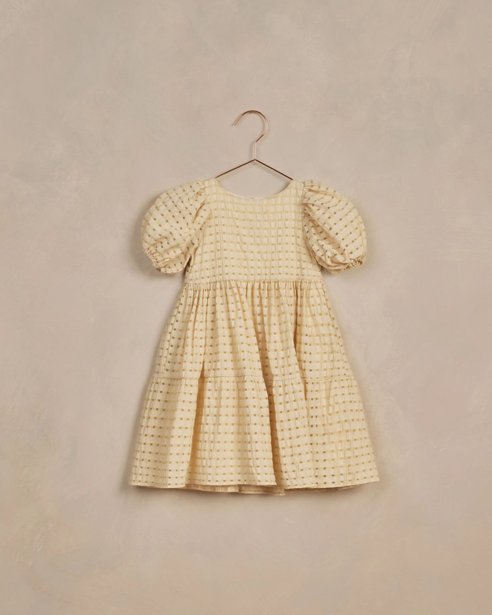 Chloe Dress || Lemon Check | Rylee + Cru