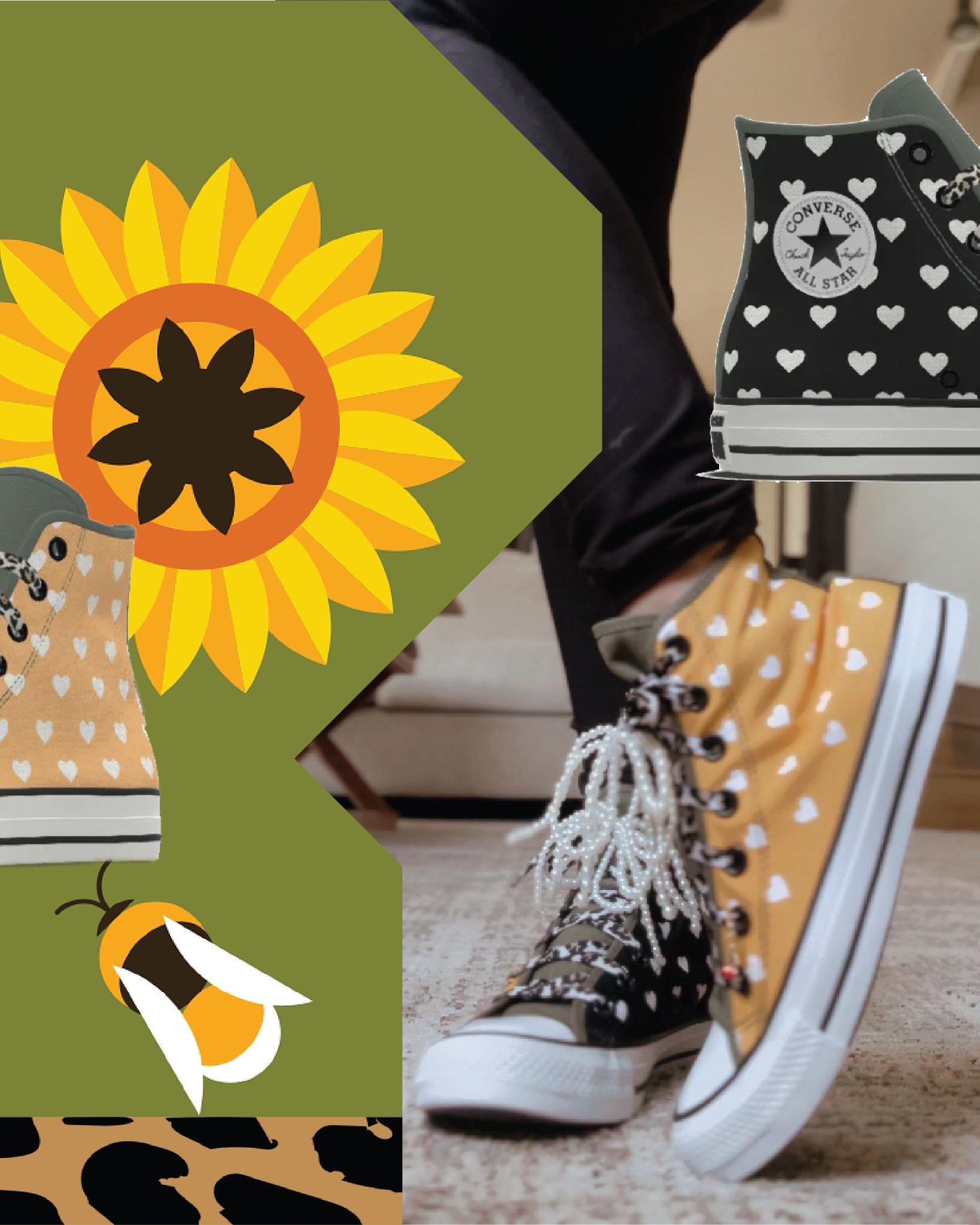 A springs to my step with these custom @Converse kicks!

#ConverseByMe 

#LTKOver40 #LTKStyleTip #LTKFindsUnder100