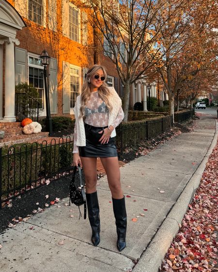 Fall fashion with Abercrombie! I’m loving this leather mini skirt and draped sweater  

#LTKfindsunder100 #LTKstyletip #LTKitbag