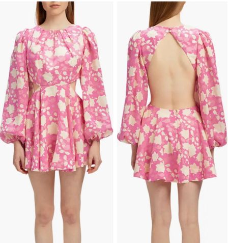 Open back dress
Floral dress
Dress 

#LTKFind #LTKU #LTKSeasonal
