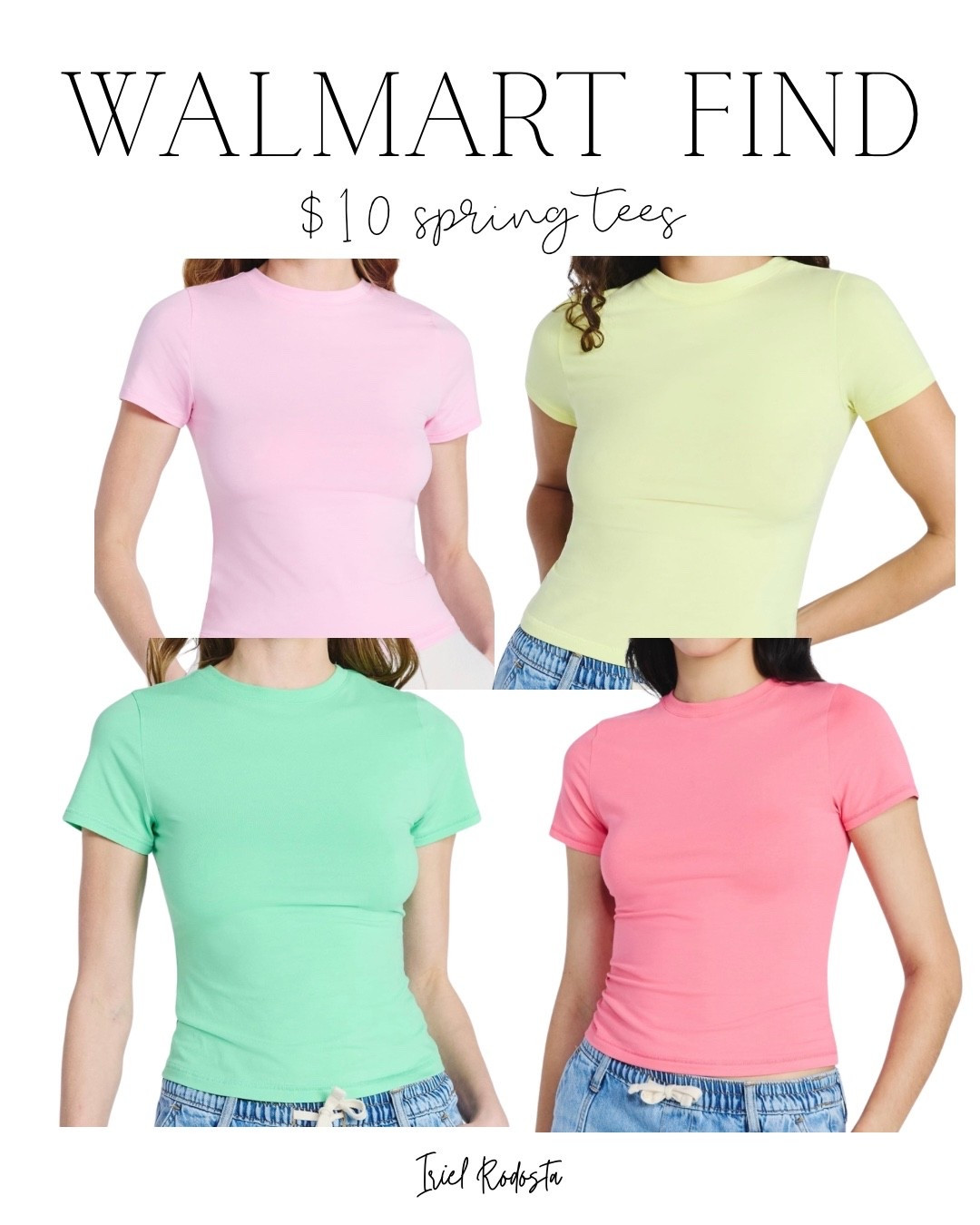 $10 tees from Walmart in the perfect spring colors! Dress up or down! 

#LTKgrwm #LTKootd #LTKmomlife