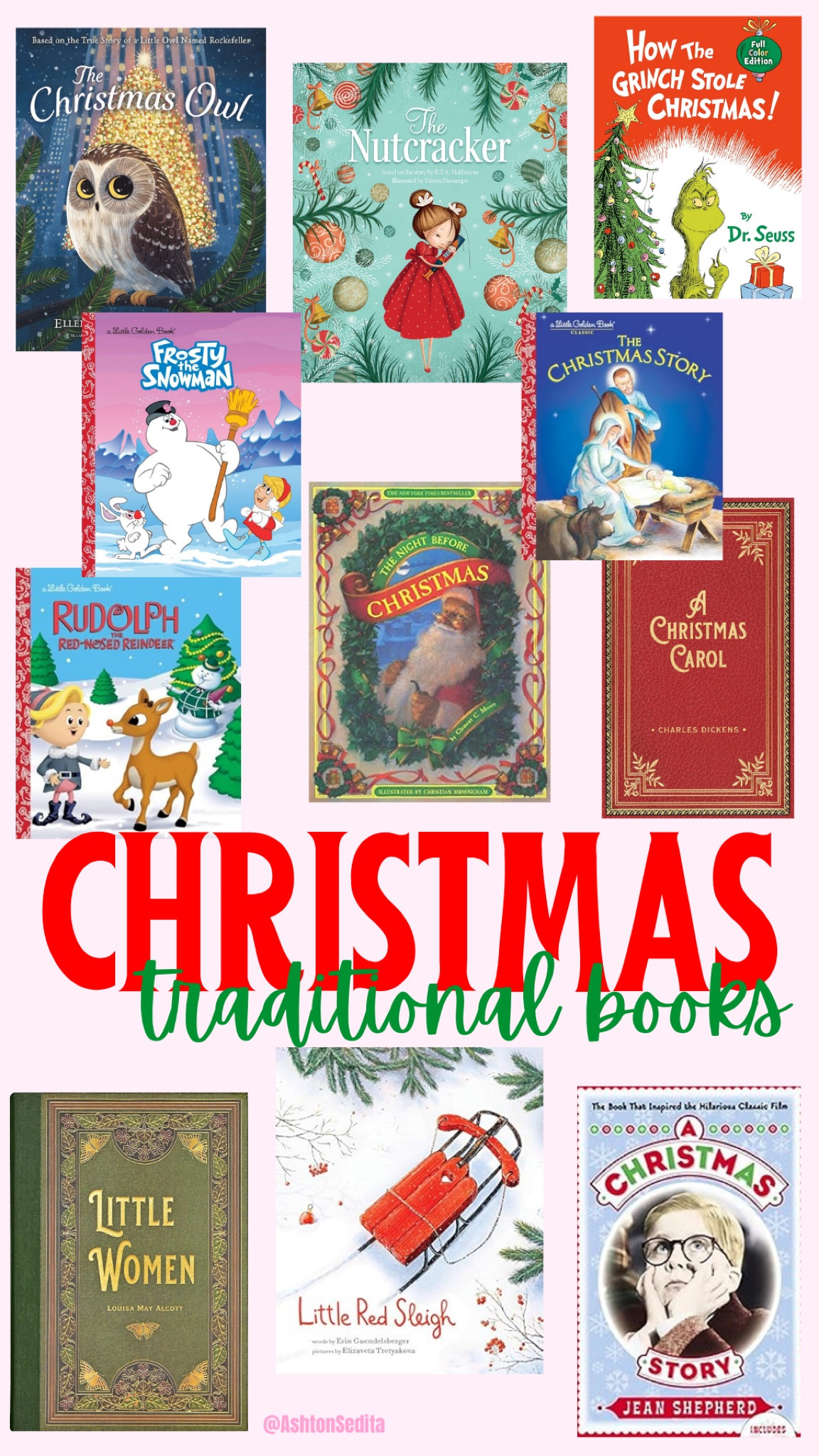 christmas traditional books!! 

#LTKKids #LTKFamily #LTKHoliday