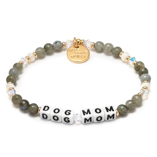 Little Words Project Dog Mom Bracelet, The Original Word Bracelet, Made with Colorful Beads and Plated Brass Hardware, Handcrafted Design & Positive Message, Size SM | Amazon (US)
