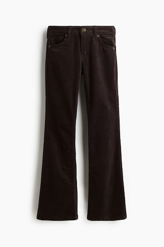 H & M - Flared Corduroy Pants - Brown | H&M (US + CA)