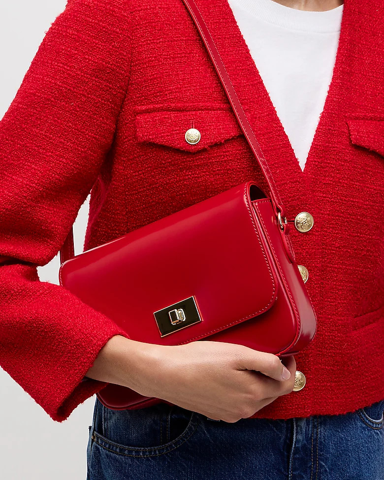 Edie Italian leather bag | J. Crew US