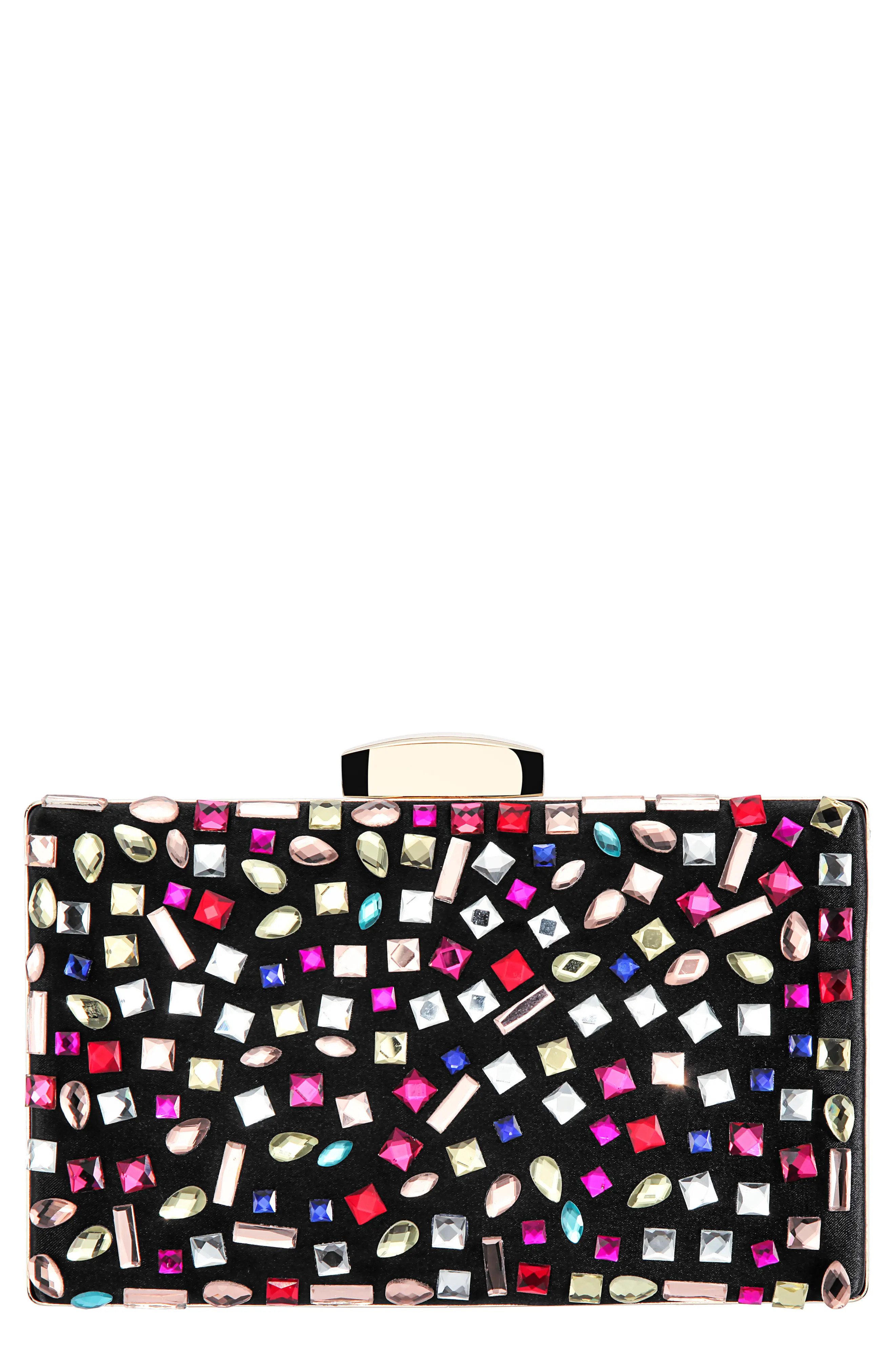 Nina Rainbow Glitter Minaudière | Nordstrom