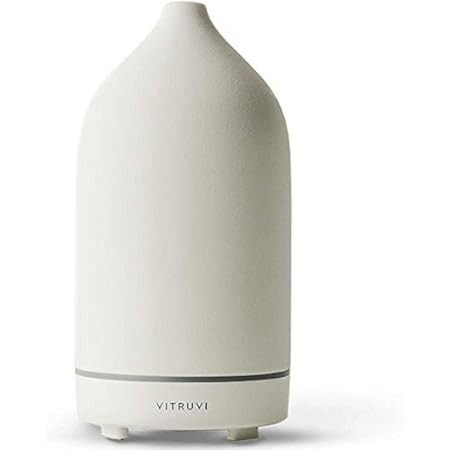 VIVITEST Ceramic Diffuse,Stone Essential Oil Diffuser, Ultrasonic Aromatherapy Diffusers (100ML) | Amazon (US)