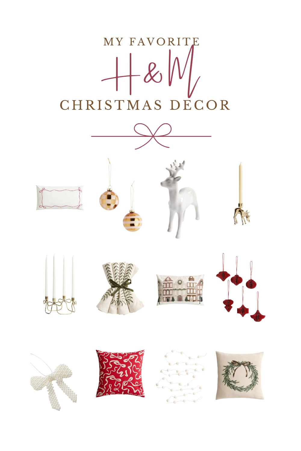 Soft textures, warm neutrals, and understated holiday charm — H&M’s Christmas decor always nails that cozy, Scandinavian-inspired look. Think glowing candles, simple greenery, and pieces that make your home feel warm without overwhelming your space.

Sharing my favorite finds that bring effortless Christmas magic to any room. 🎄🏠

#LTKHoliday #LTKSeasonal #LTKHome