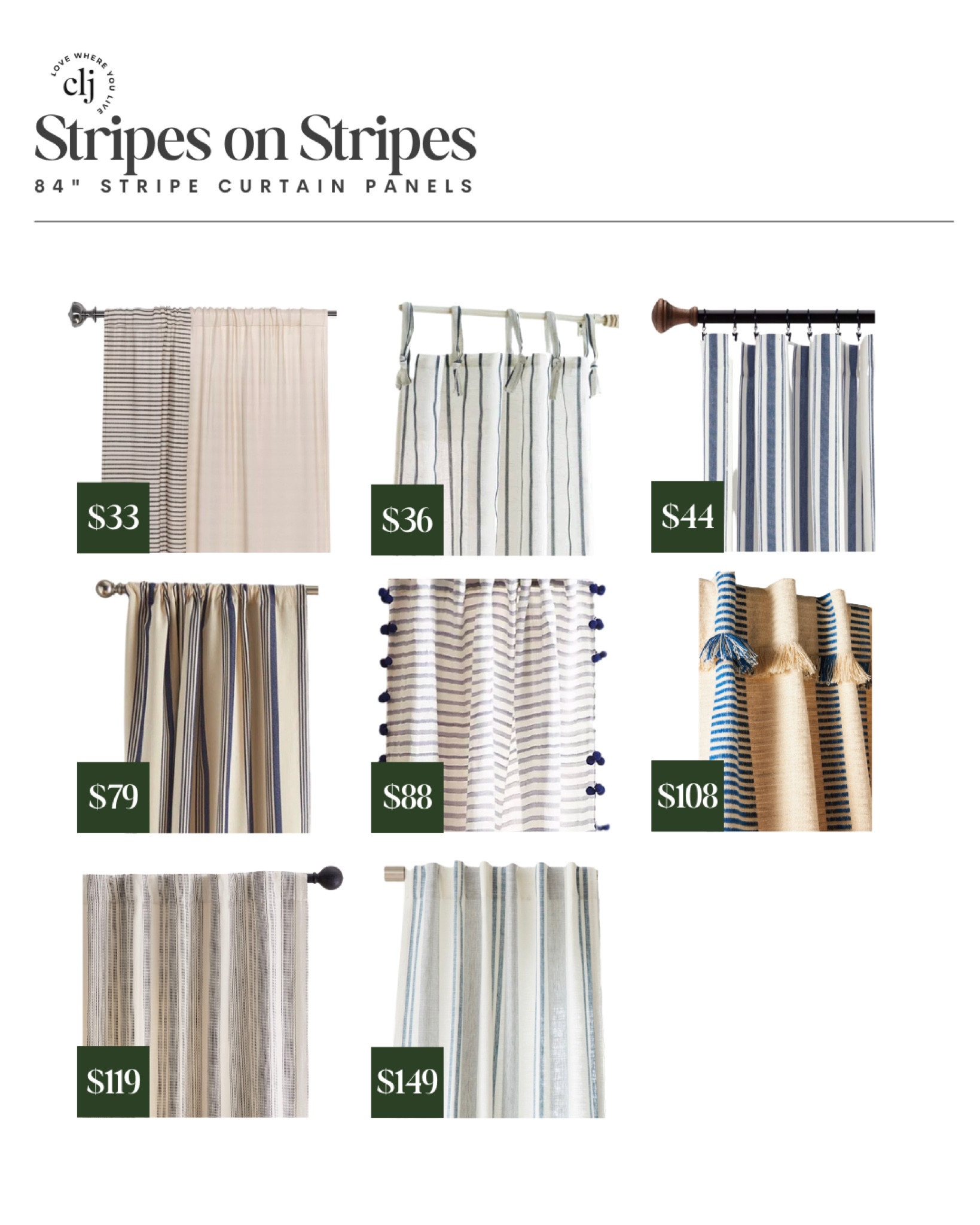 Just added striped curtains to Greta’s room and they’re stunning! Rounded up a few more striped options for every budget 🫶🏻

#LTKstyletip #LTKhome #LTKsalealert