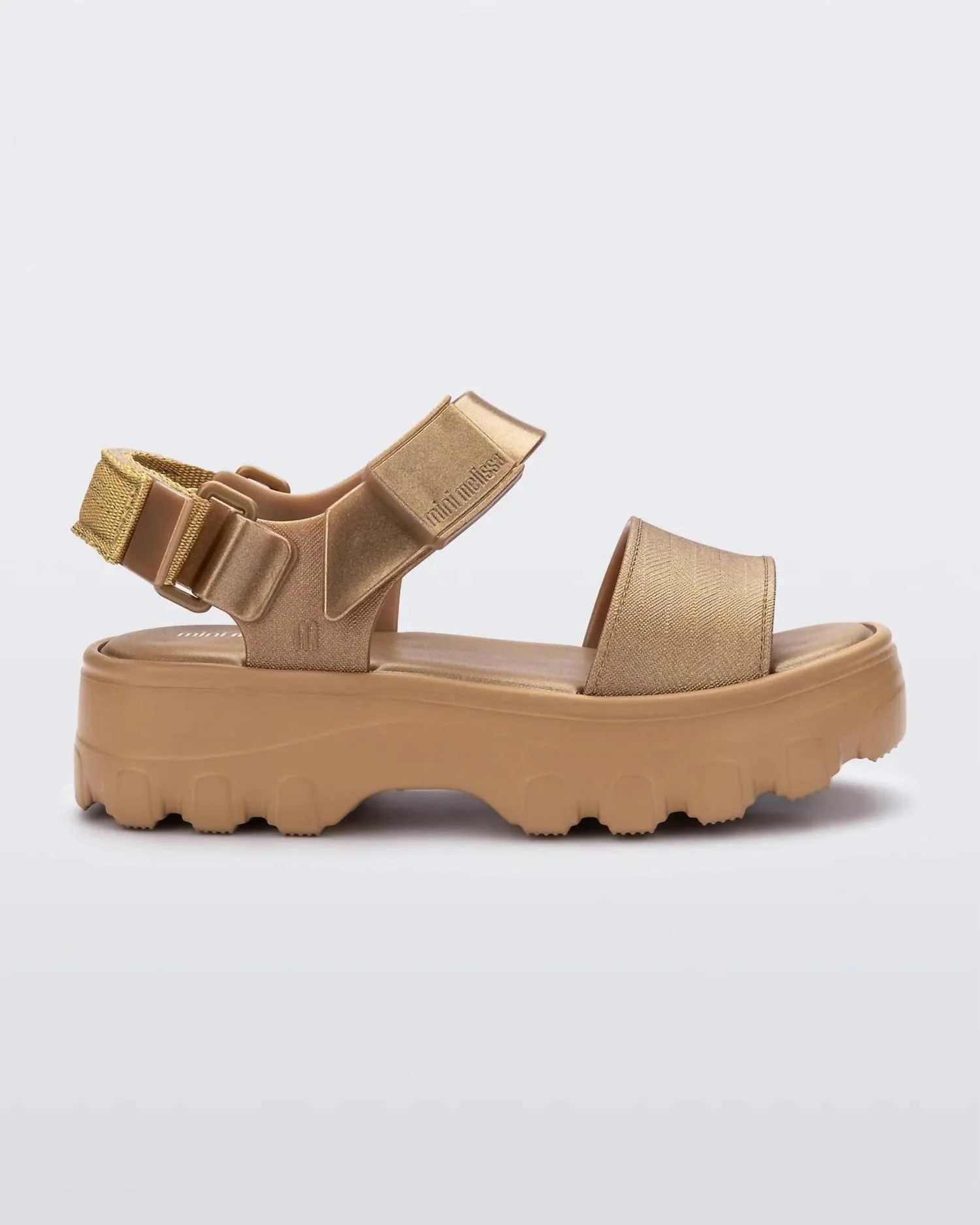 Girl's Kick Off Sandals In Gold | Shop Simon